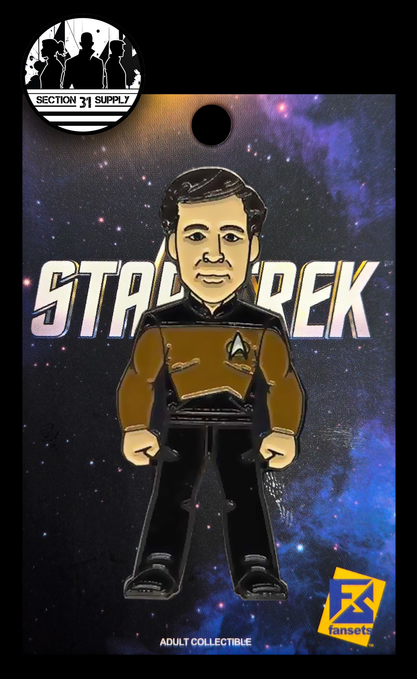 Star Trek: Barclay FanSets pin